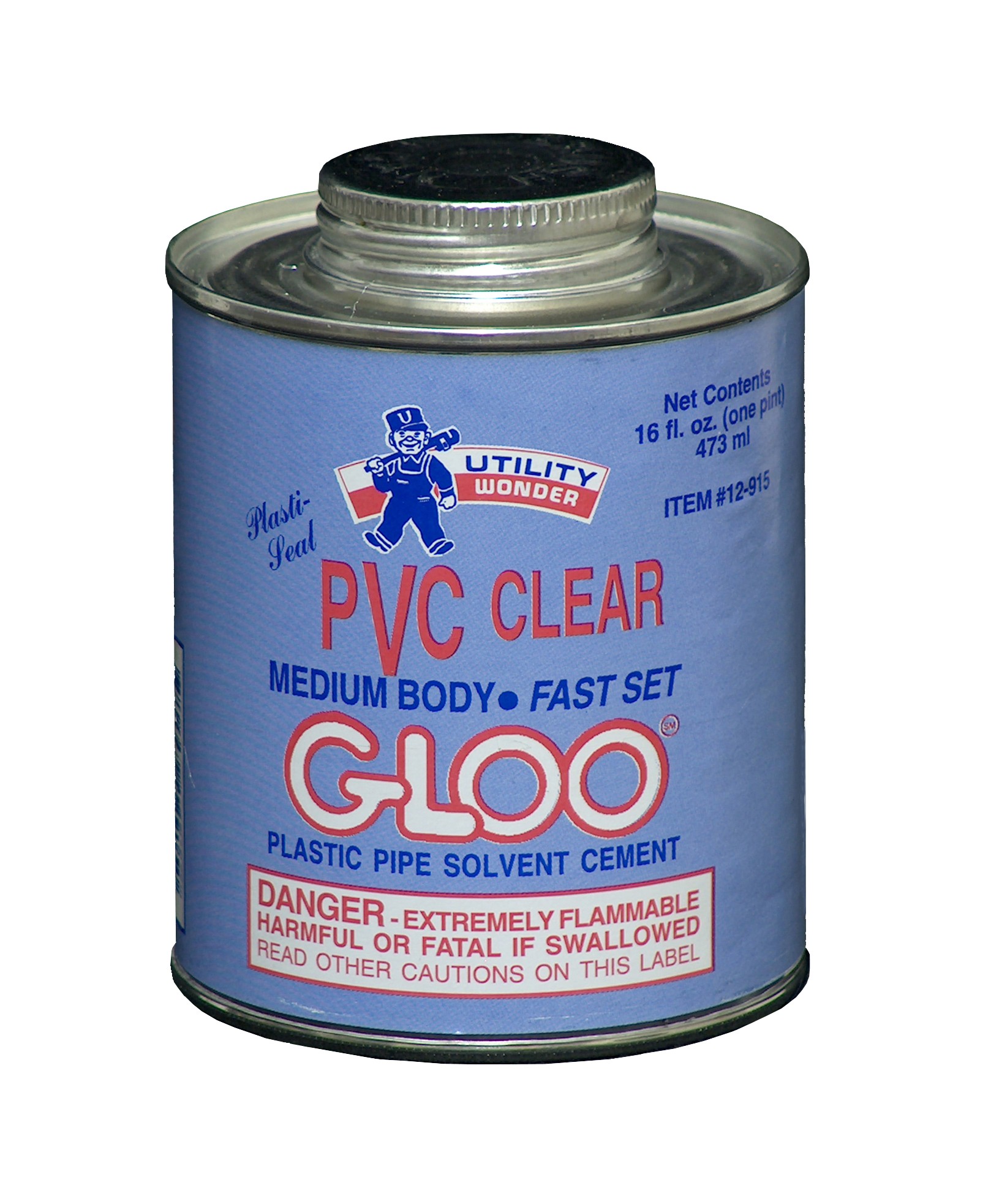 PLASTI-SEAL PVC CLEAR GLOO MEDIUM BODY SOLVENT CEMENT