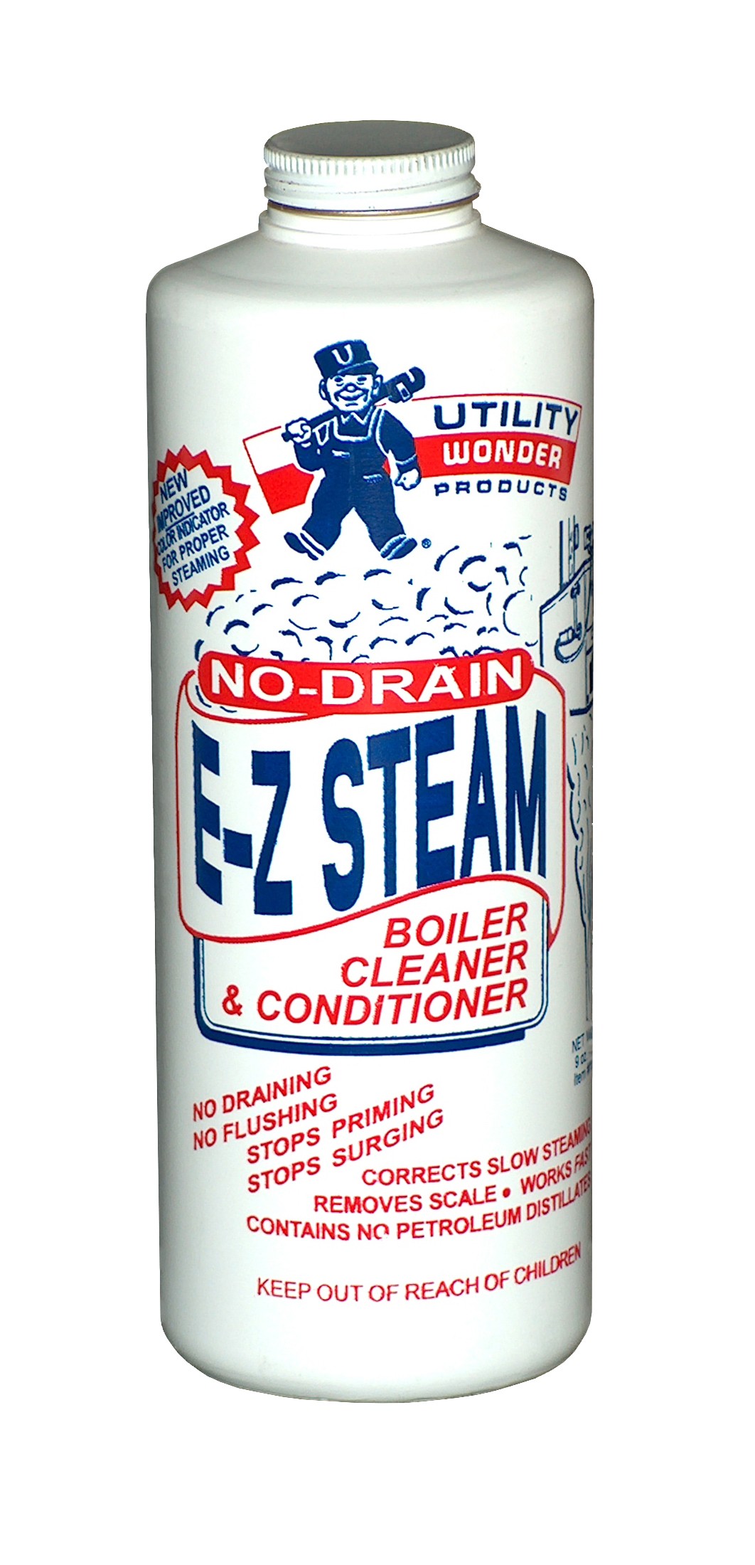 NO-DRAIN E-Z STEAM BOILER CLEANER POWDER