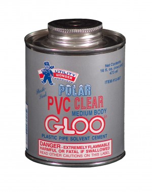 PLASTI-SEAL POLAR PVC CLEAR GLOO MEDIUM BODY SOLVENT CEMENT