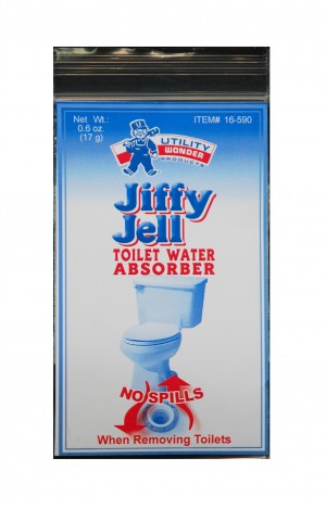 JIFFY JELL TOILET WATER ABSORBER