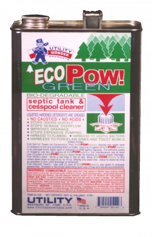 ECO POW! GREEN BIO-DEGRADABLE SEPTIC TANK AND CESSPOOL CLEANER